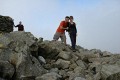 At the summit of Scafell Pike