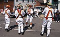 The 1st Sedgley Morris Men outside the Watch House