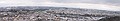 A panoramic image of Prague from the top of the tower