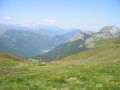 Looking down to Aulus-les-Bains