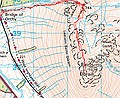 GPS track of the walk up Beinn Dorain